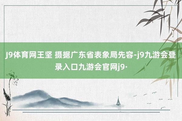 J9体育网王坚 摄据广东省表象局先容-j9九游会登录入口九游会官网j9·