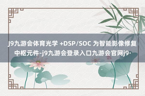 J9九游会体育光学 +DSP/SOC 为智能影像修复中枢元件-j9九游会登录入口九游会官网j9·